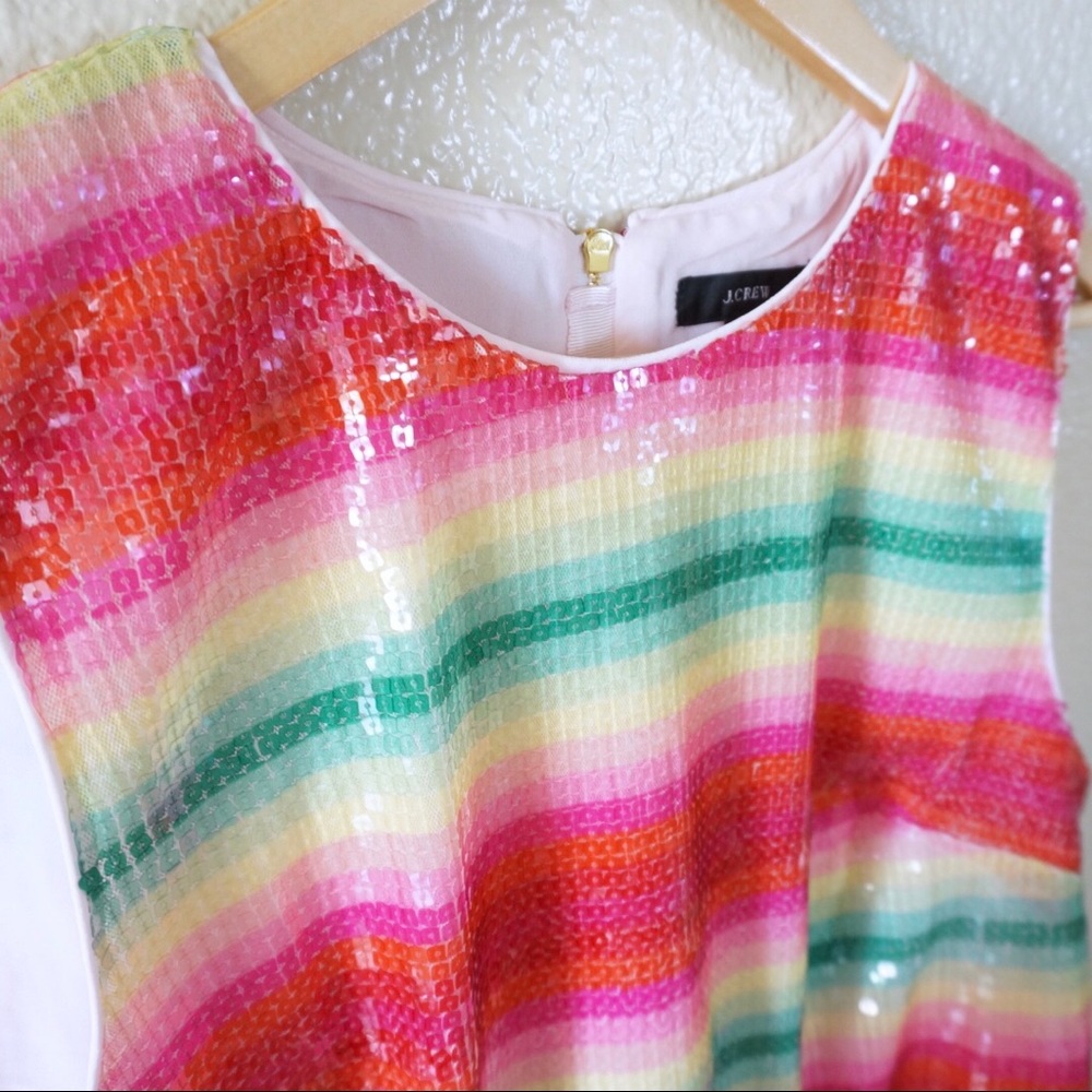 NWT J. Crew Sleeveless Top in Watermelon-Stripe - Picture 6 of 7